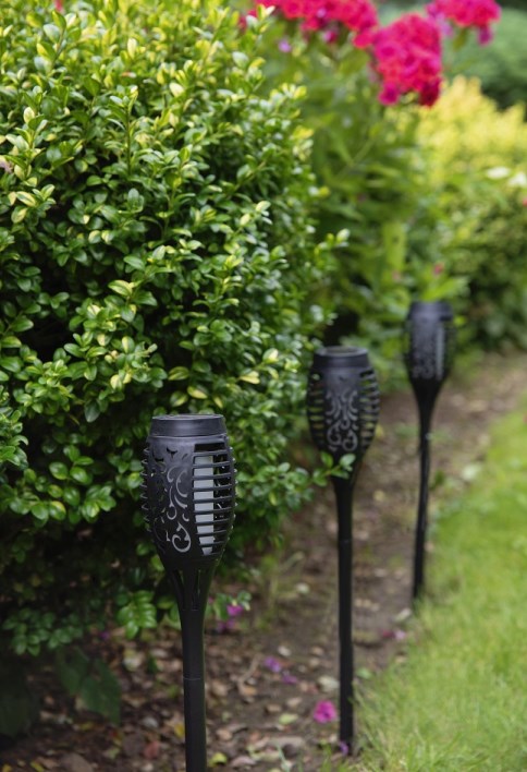 lampa solarna pochodnia